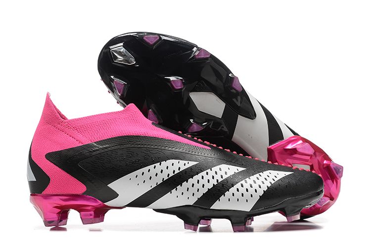 Adidas Predator Accuracy+ FG negro blanco rosa